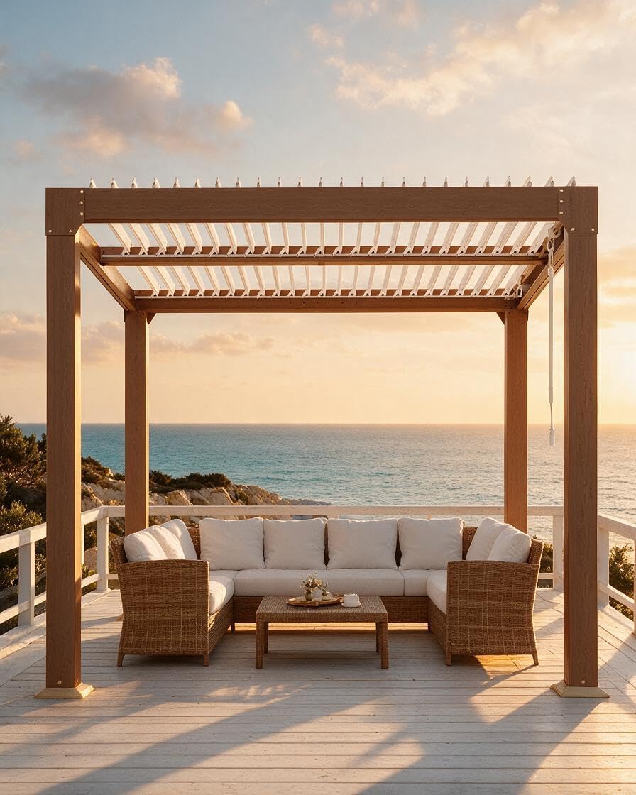 GarveeLife Louvered Pergola