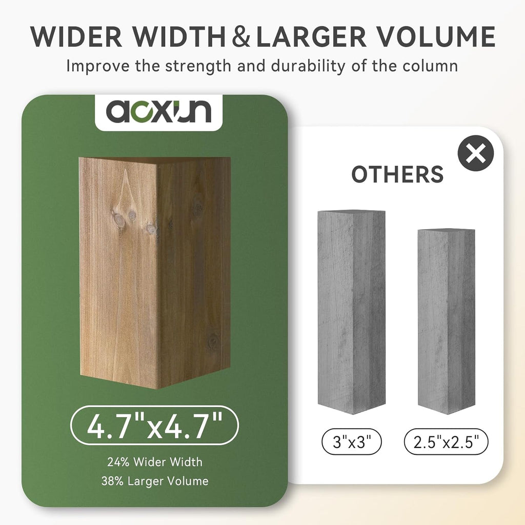 Aoxun 12' x 20' Wood Gazebo