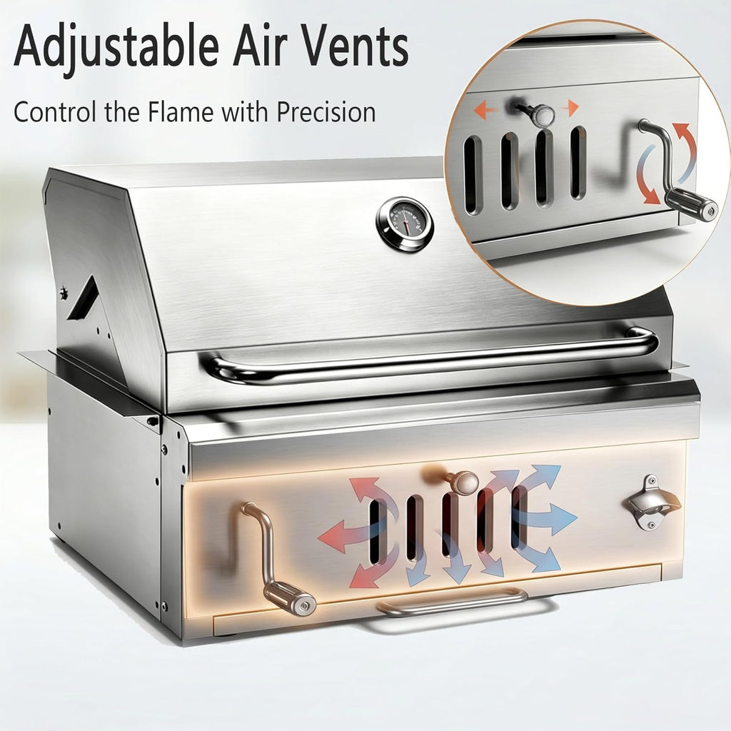 Fdsag Built-In Charcoal Grill