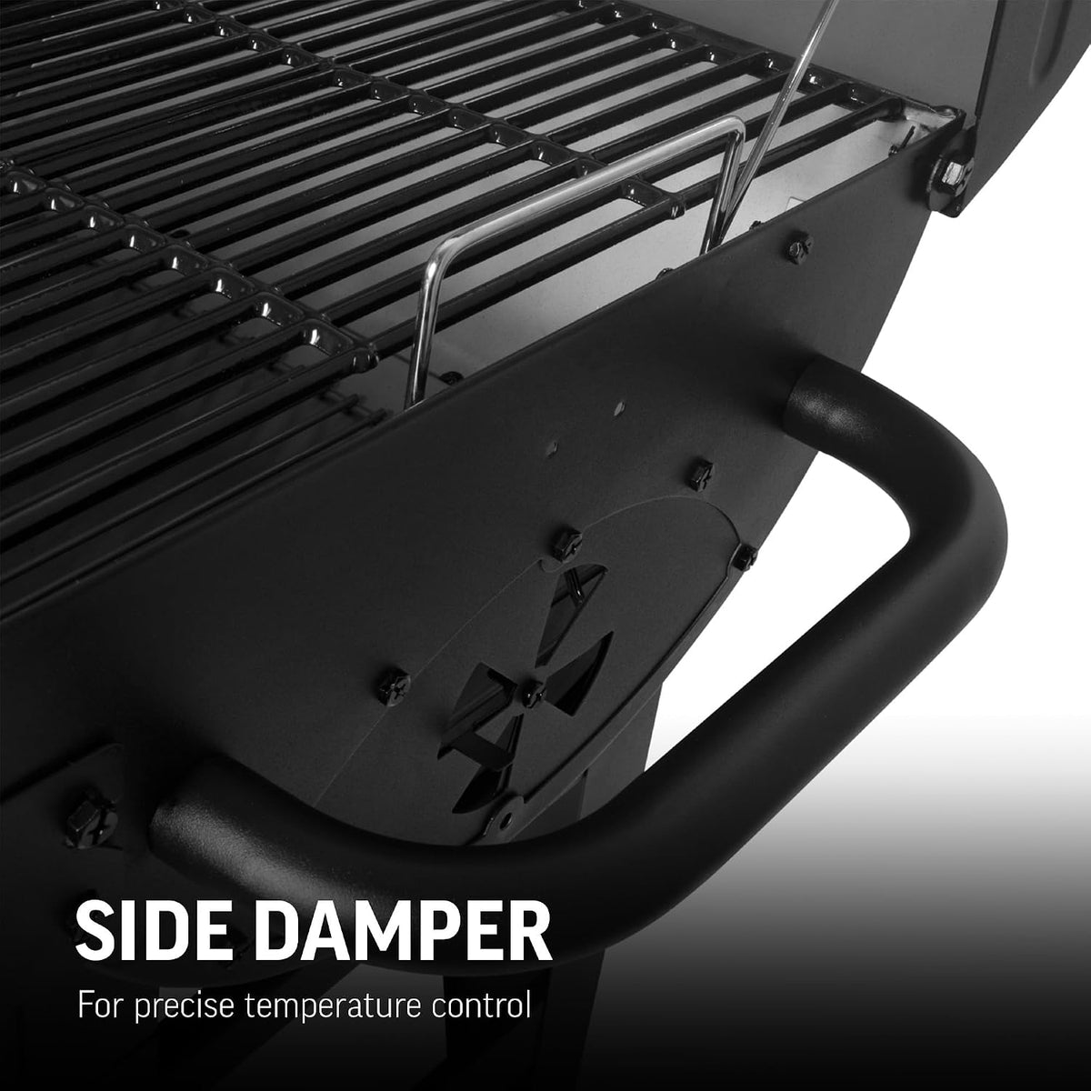 Char-Griller Texas Trio Charcoal Smoker - 3-Burner, 1390 Sq In