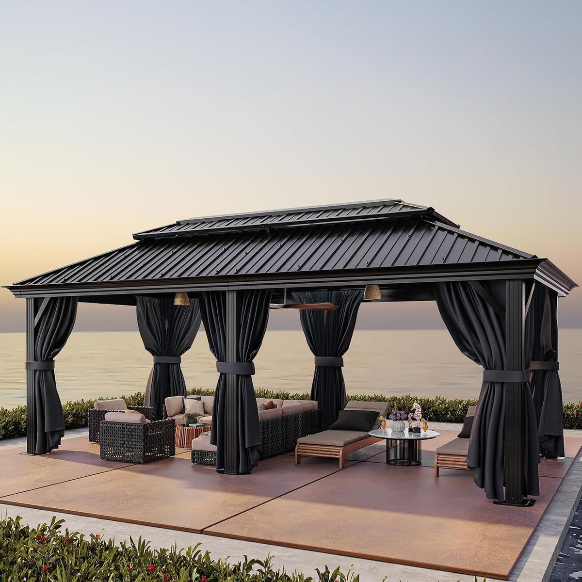 HOTEEL 10' x 12' Hardtop Gazebo