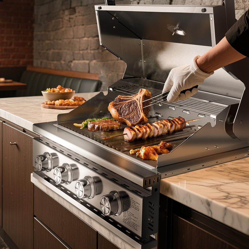 Electactic Built In Gas Grill - 4-Burner, 516 Sq In