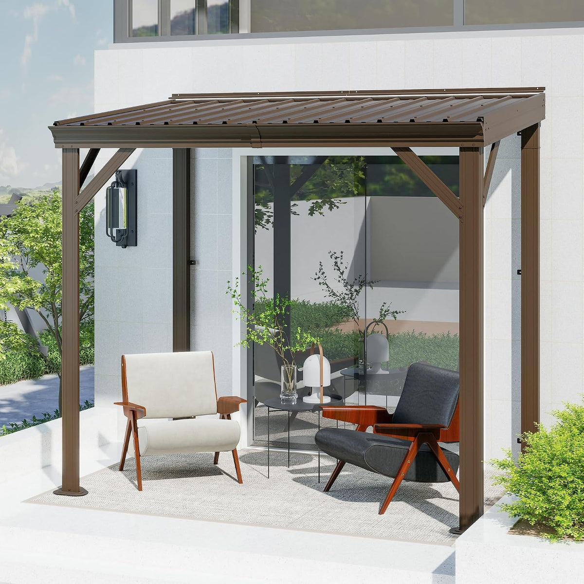 Domi 12' x 20' Lean-to Gazebo