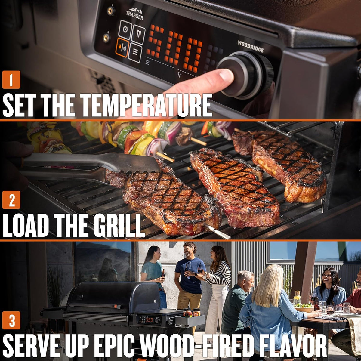 Traeger Woodridge Pro Wood Pellet Grill & Smoker - 970 Sq In