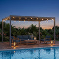 ADRERIC 10' x 13' Louvered Pergola