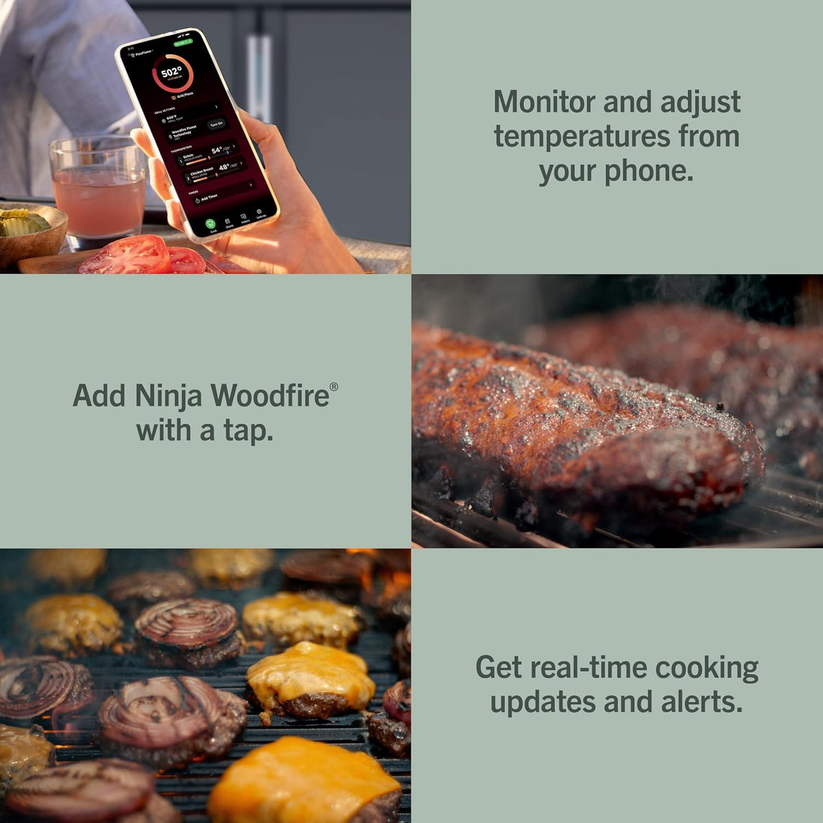 Ninja FlexFlame ProConnect Multi-Function Grill & Smoker
