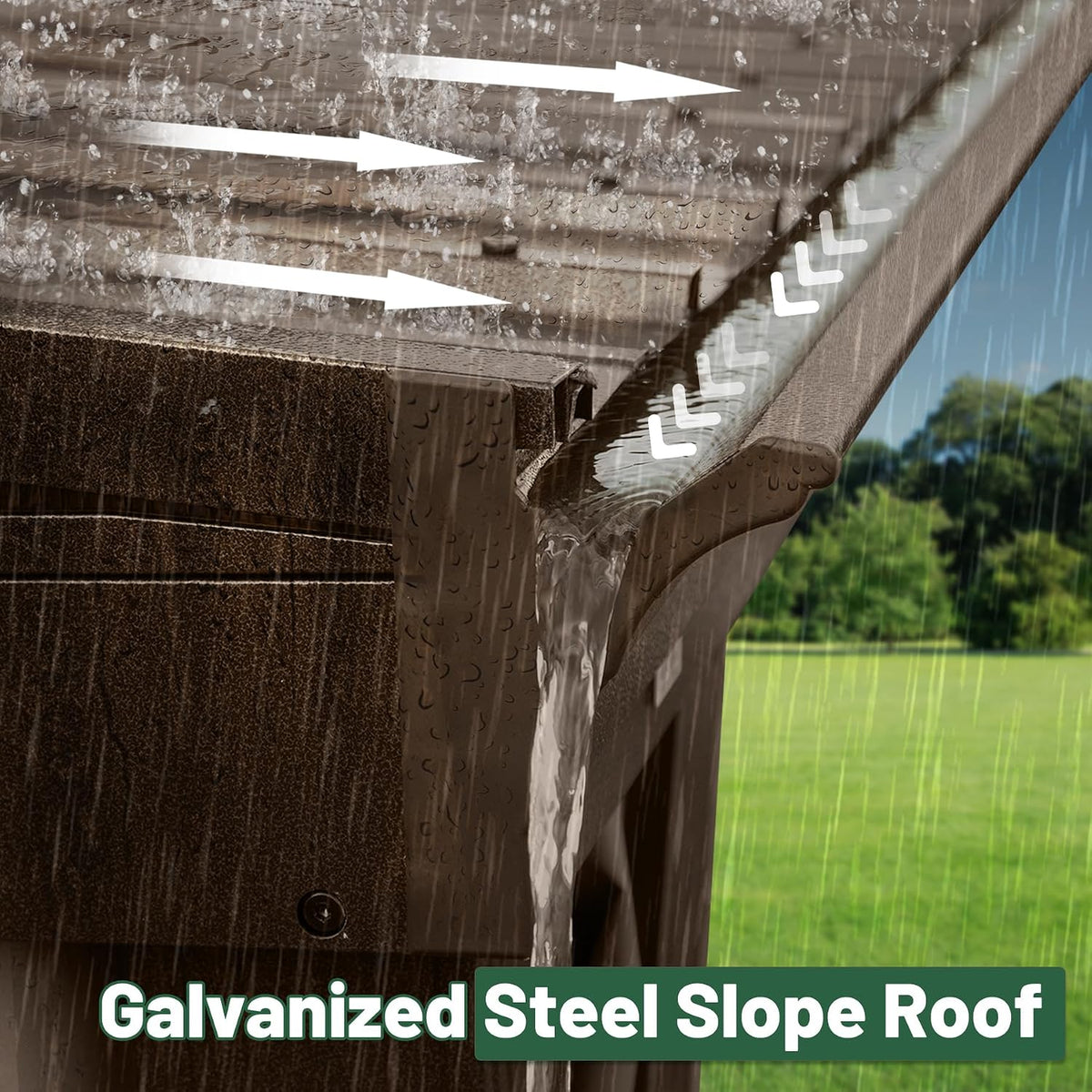 Domi 12' x 14' Lean-to Gazebo