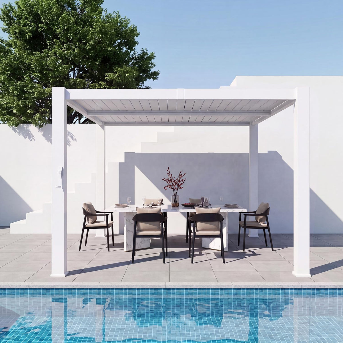 Aoxun 10' x 20' Louvered Pergola