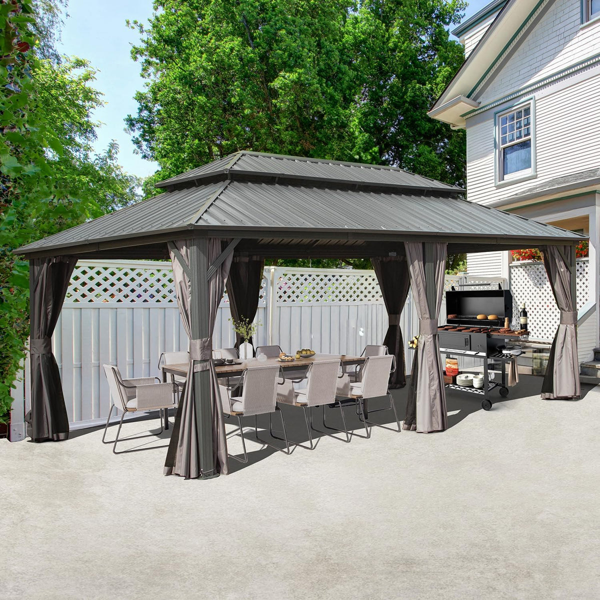 Domi 10' x 14' Hardtop Gazebo