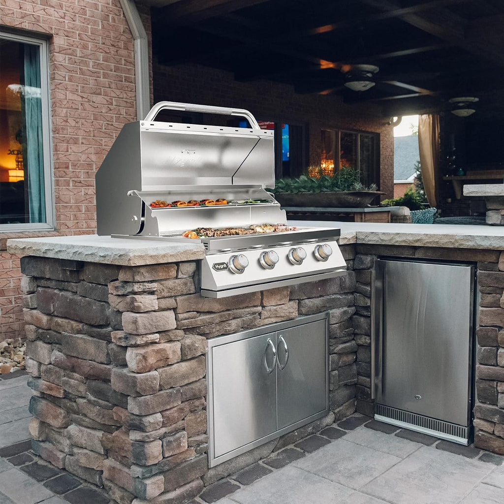 Hygrill Built-In Gas Grill - 4-Burner