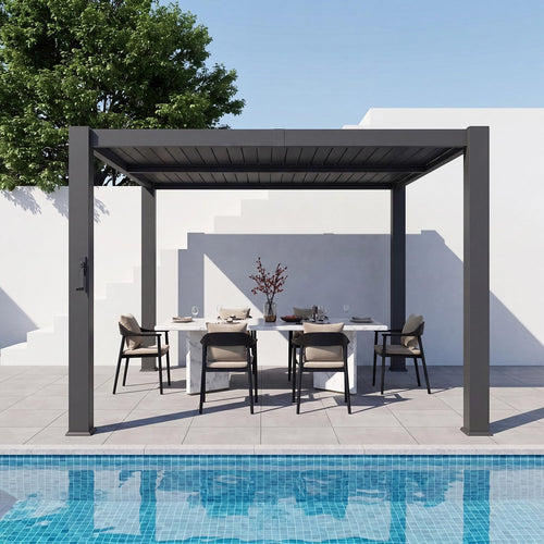 Aoxun 10' x 20' Louvered Pergola