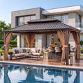 Aoxun 12' x 16' Hardtop Gazebo