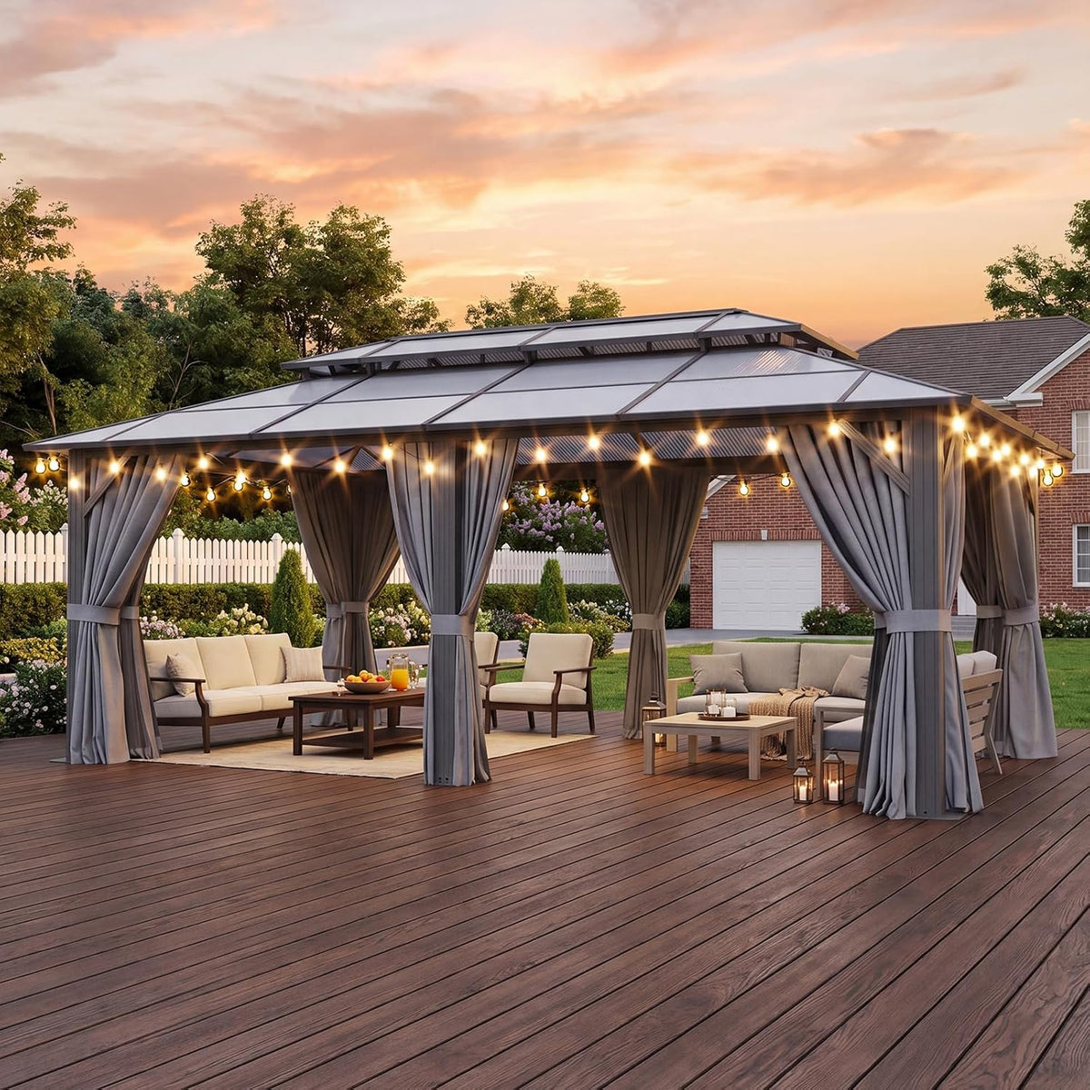 Breezestival 12' x 14' Hardtop Gazebo