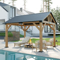 AMERLIFE 10' x 12' Wood Gazebo