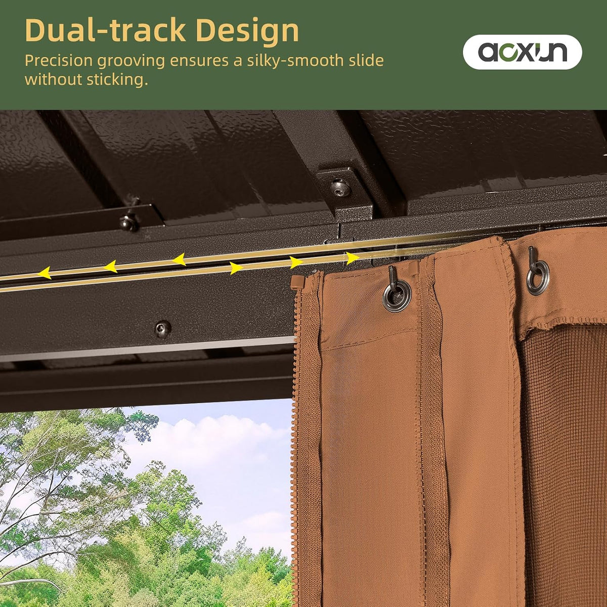 Aoxun 12' x 16' Hardtop Gazebo