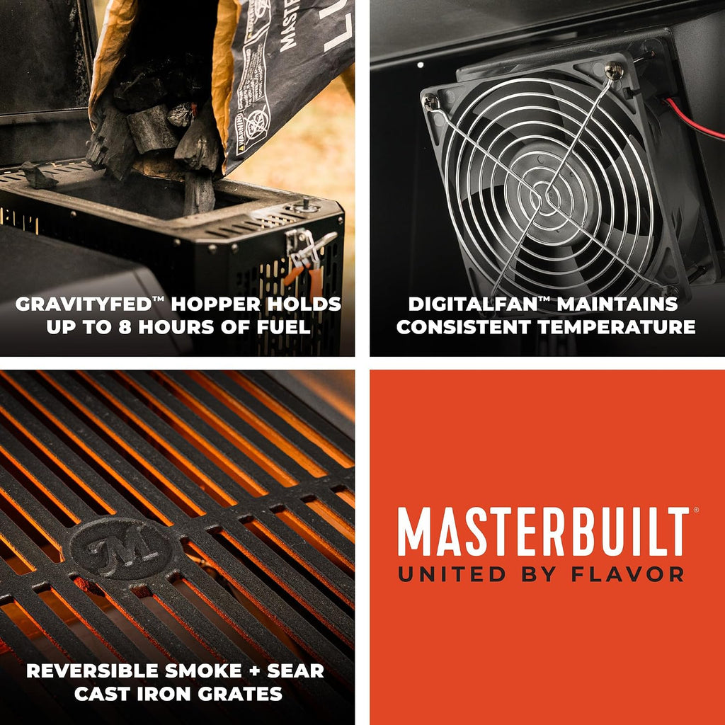Masterbuilt Gravity Series 1050 Charcoal Smoker - 1050 Sq In