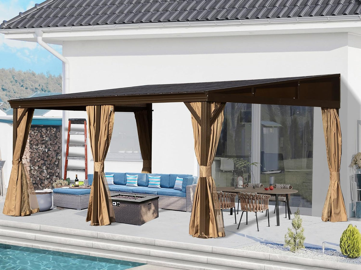Domi 12' x 16' Lean-to Gazebo