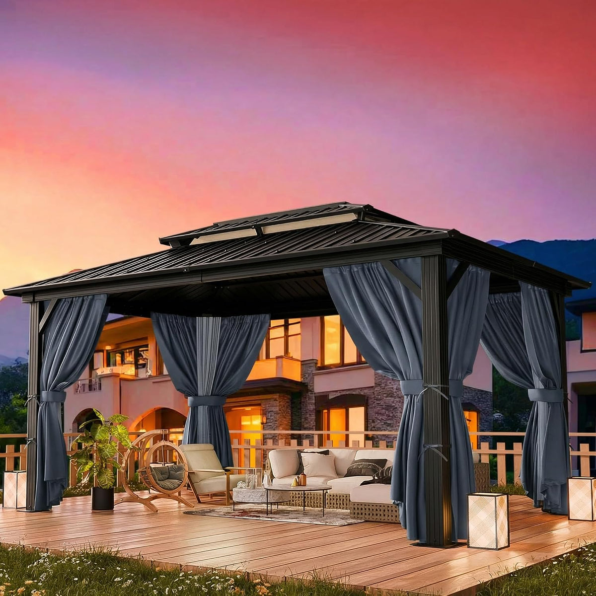 HOTEEL 10' x 12' Hardtop Gazebo