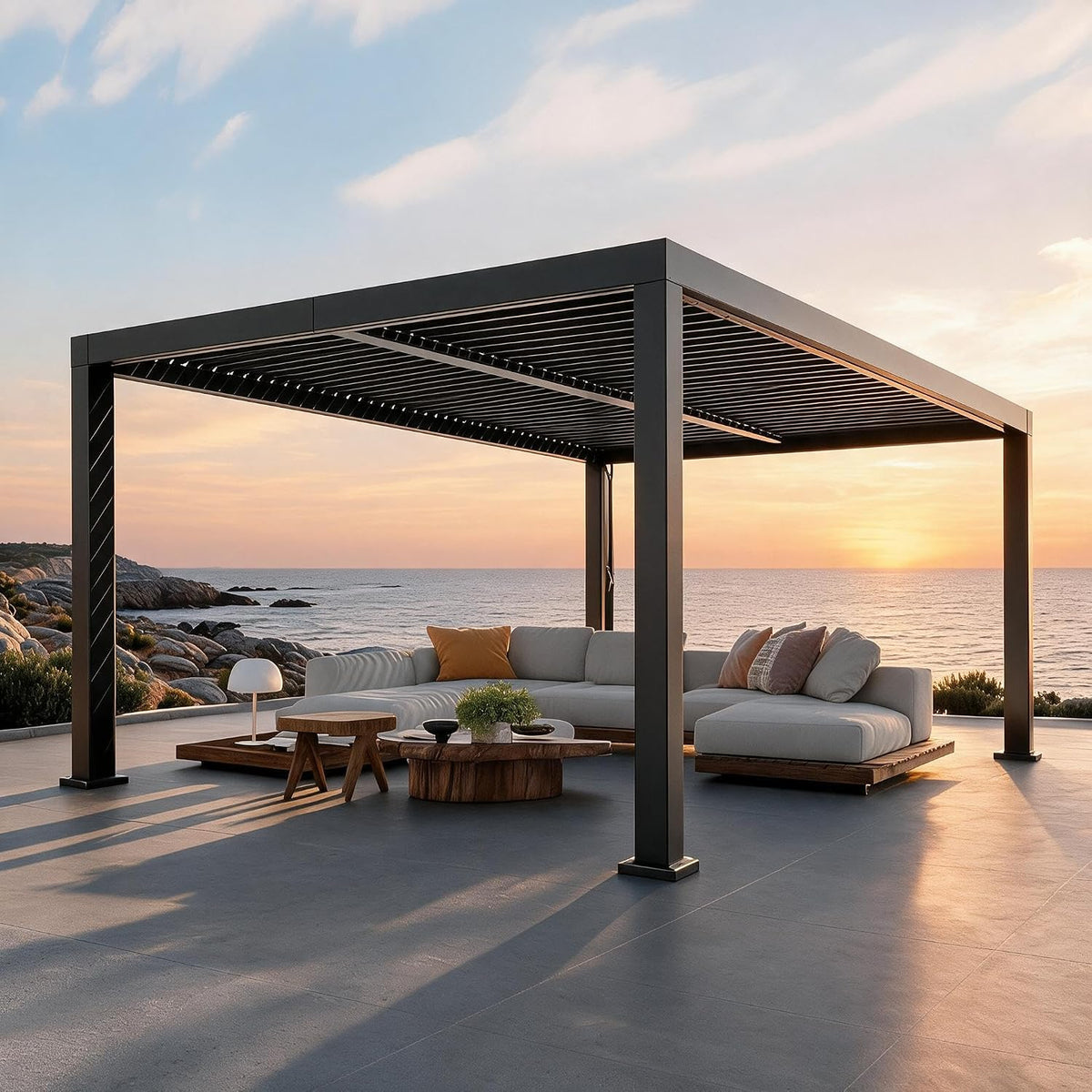 GarveeLife Louvered Pergola