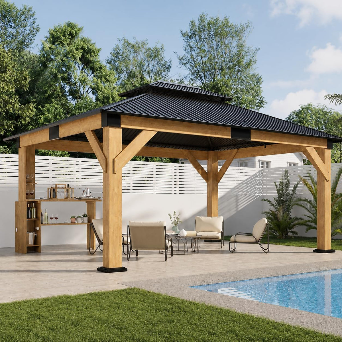 AMERLIFE 12' x 20' Hardtop Gazebo