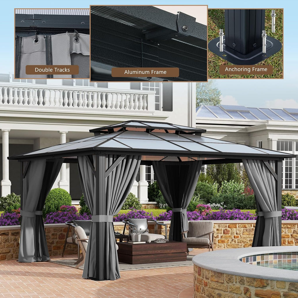 Breezestival 12' x 14' Hardtop Gazebo