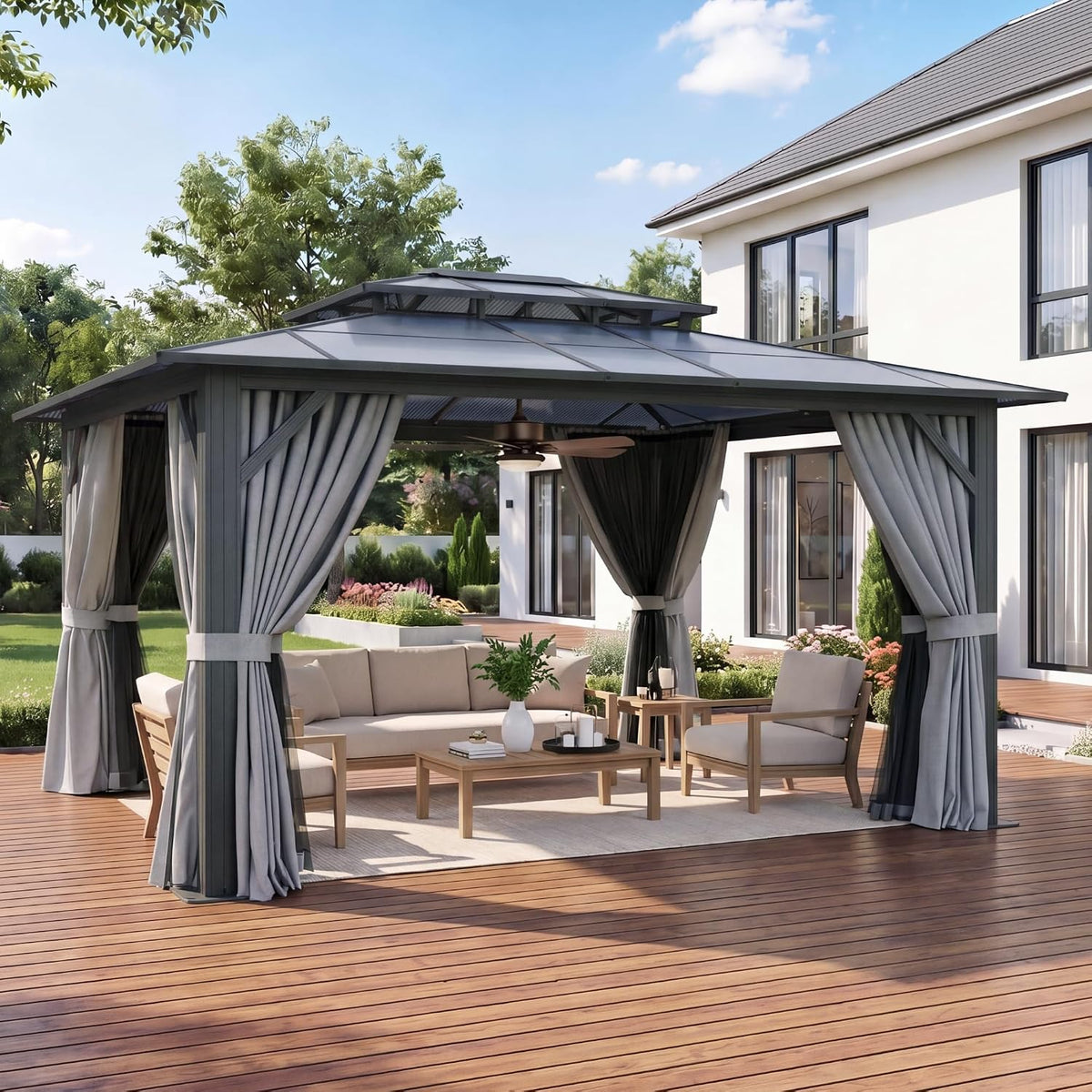 Breezestival 12' x 14' Hardtop Gazebo