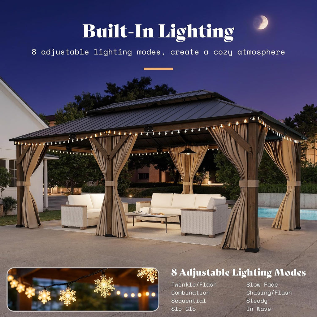 AMERLIFE 12' x 20' Hardtop Gazebo