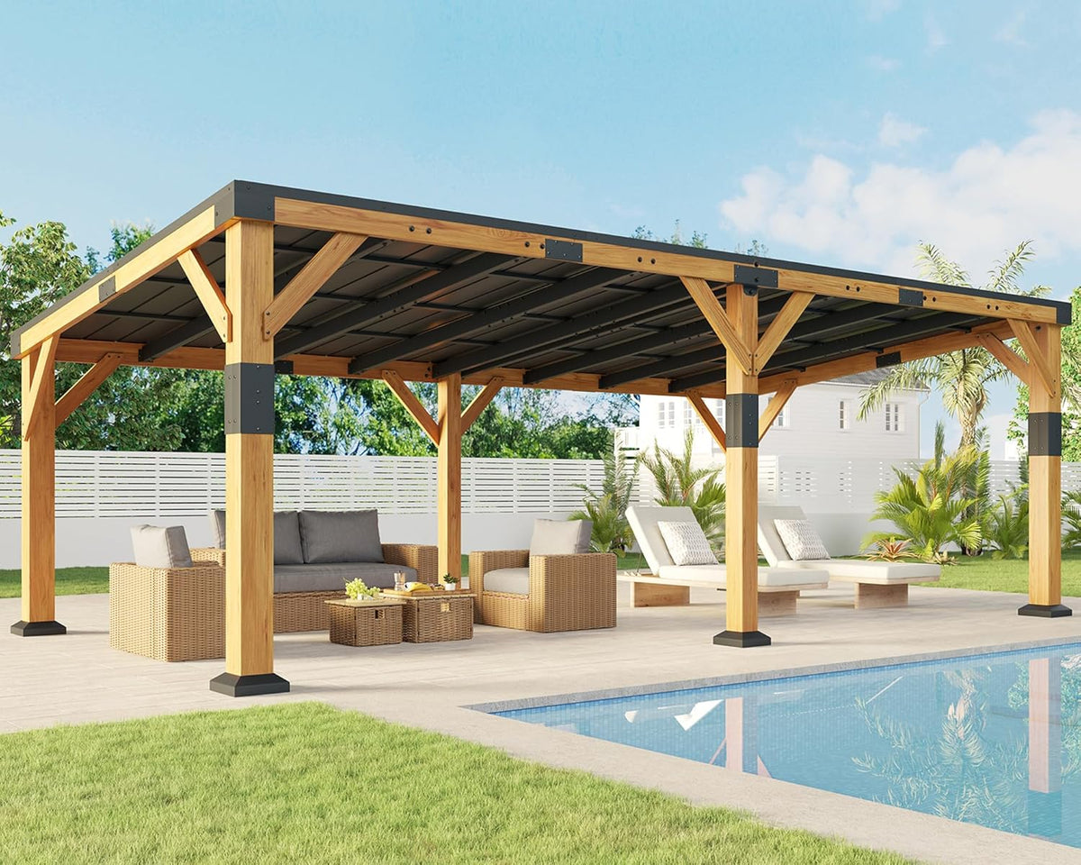 Jocisland 20' x 20' Wood Gazebo