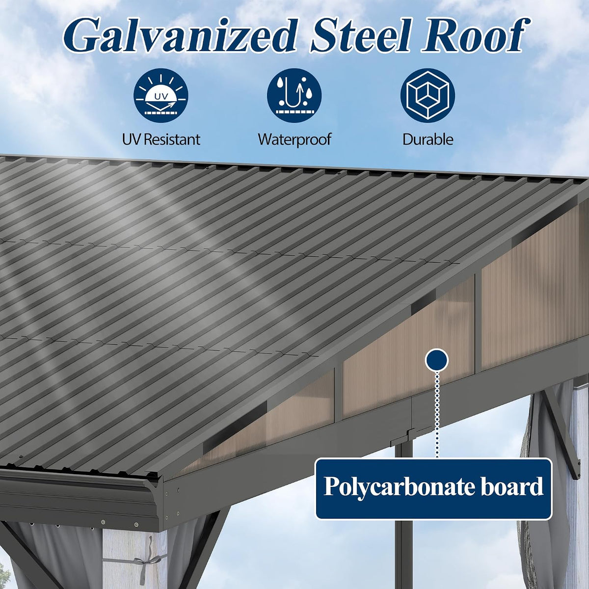 COVERONICS 12' x 14' Lean-to Gazebo