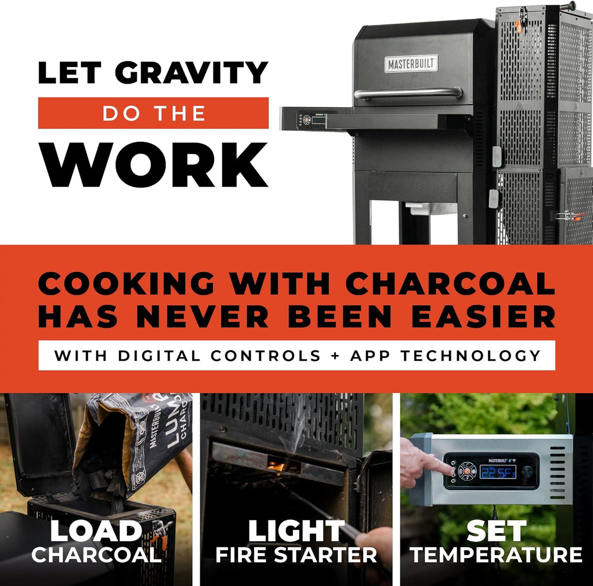 Masterbuilt Gravity Series 600 Charcoal Smoker