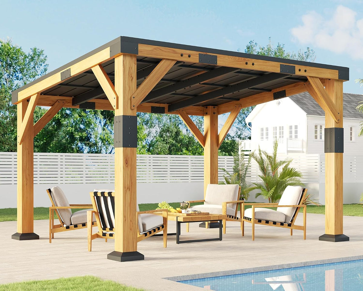 Jocisland 20' x 20' Wood Gazebo