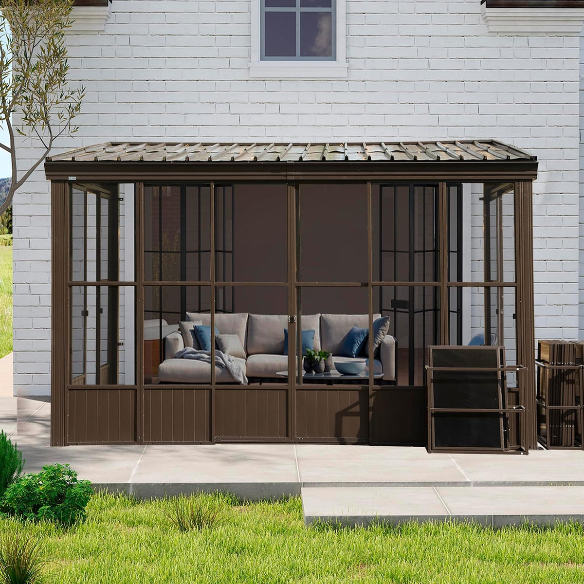 Domi 12' x 16' Lean-to Gazebo