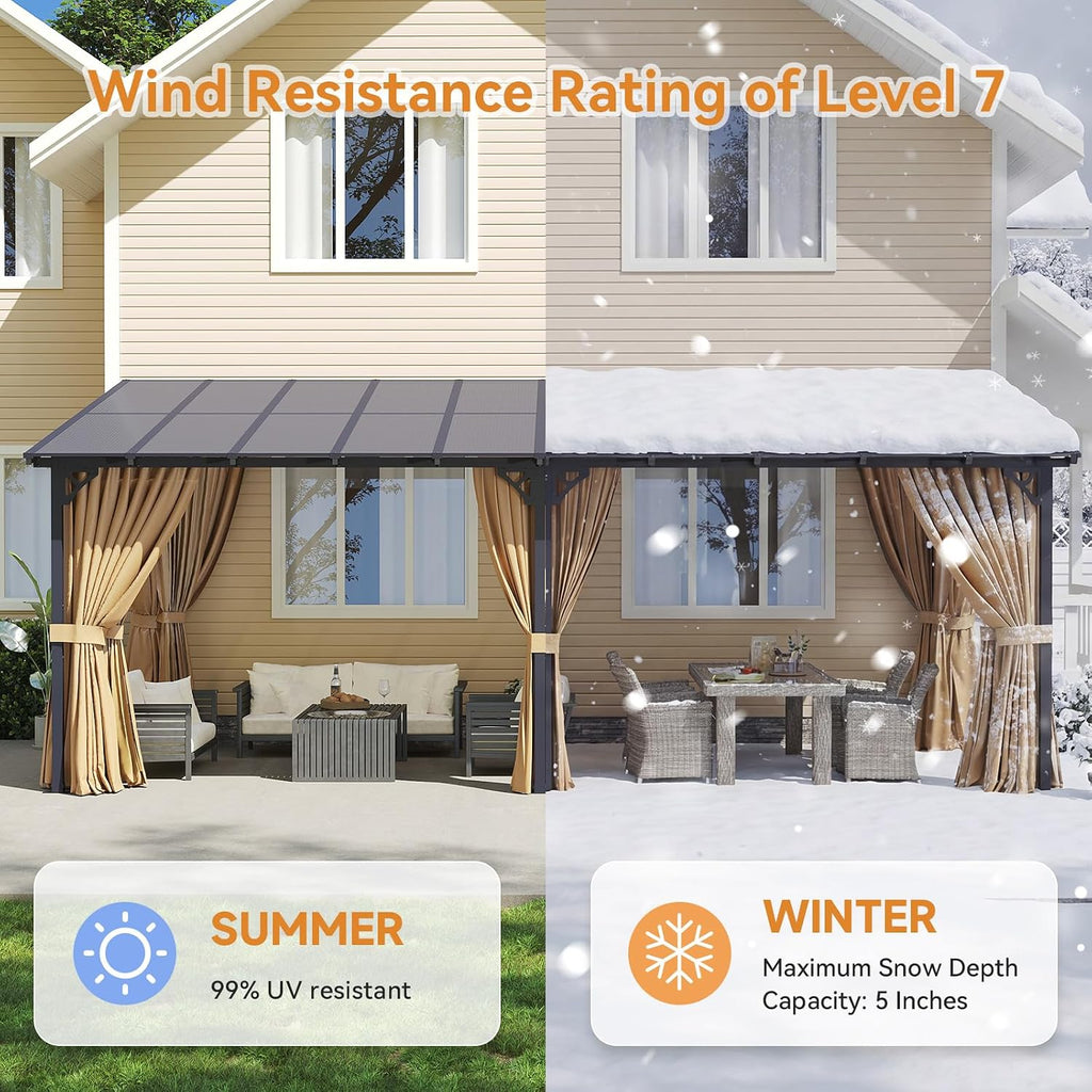 Breezestival 10' x 20' Lean-to Gazebo