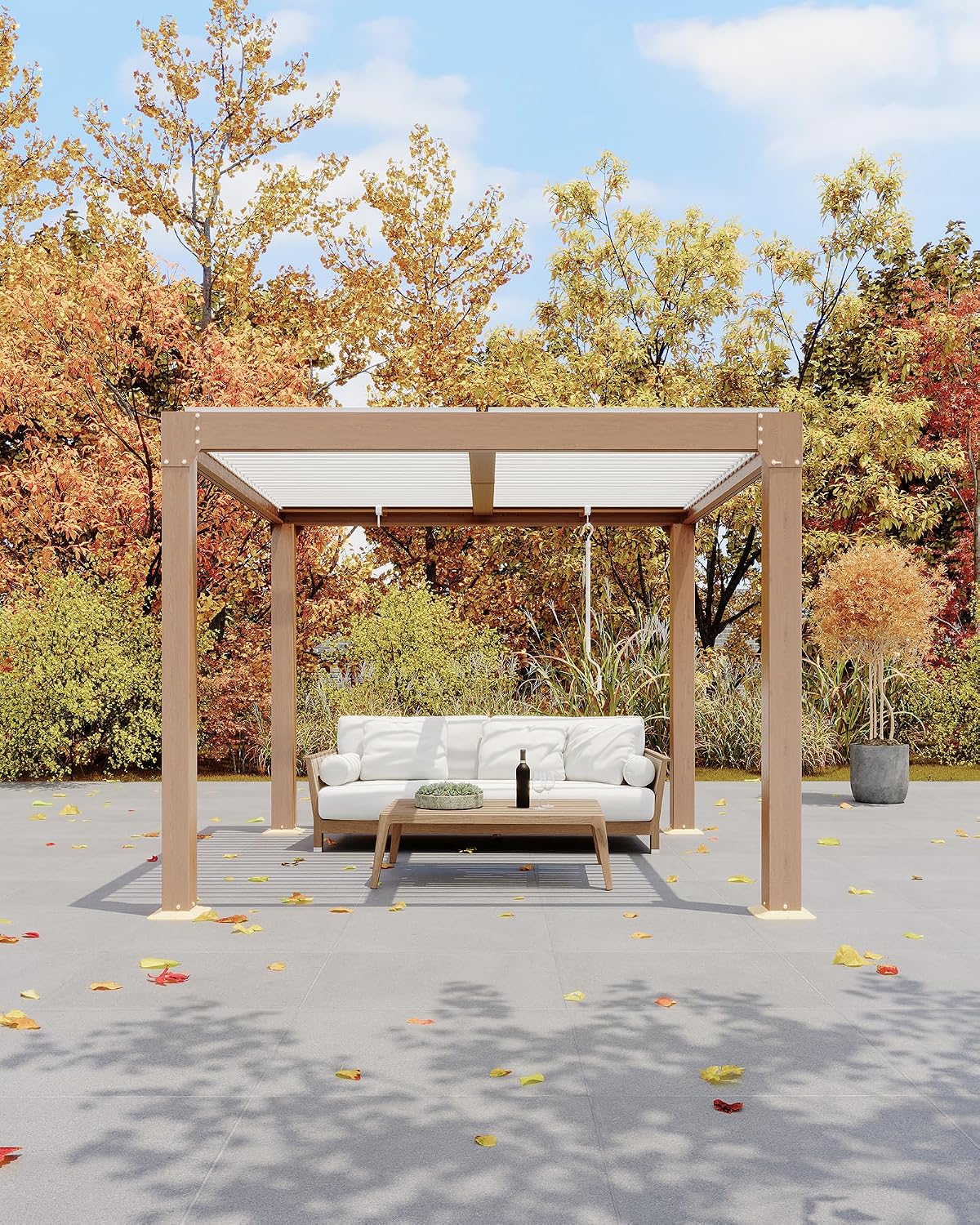 GarveeLife Louvered Pergola