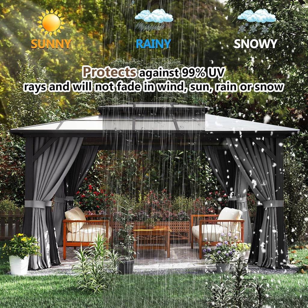 Breezestival 12' x 14' Hardtop Gazebo