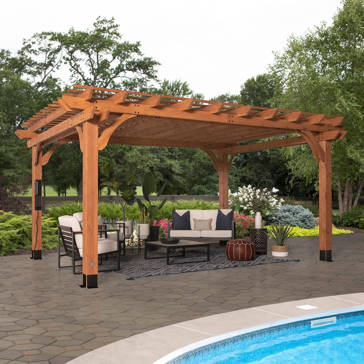 Backyard Discovery 24' x 12' Wood Gazebo