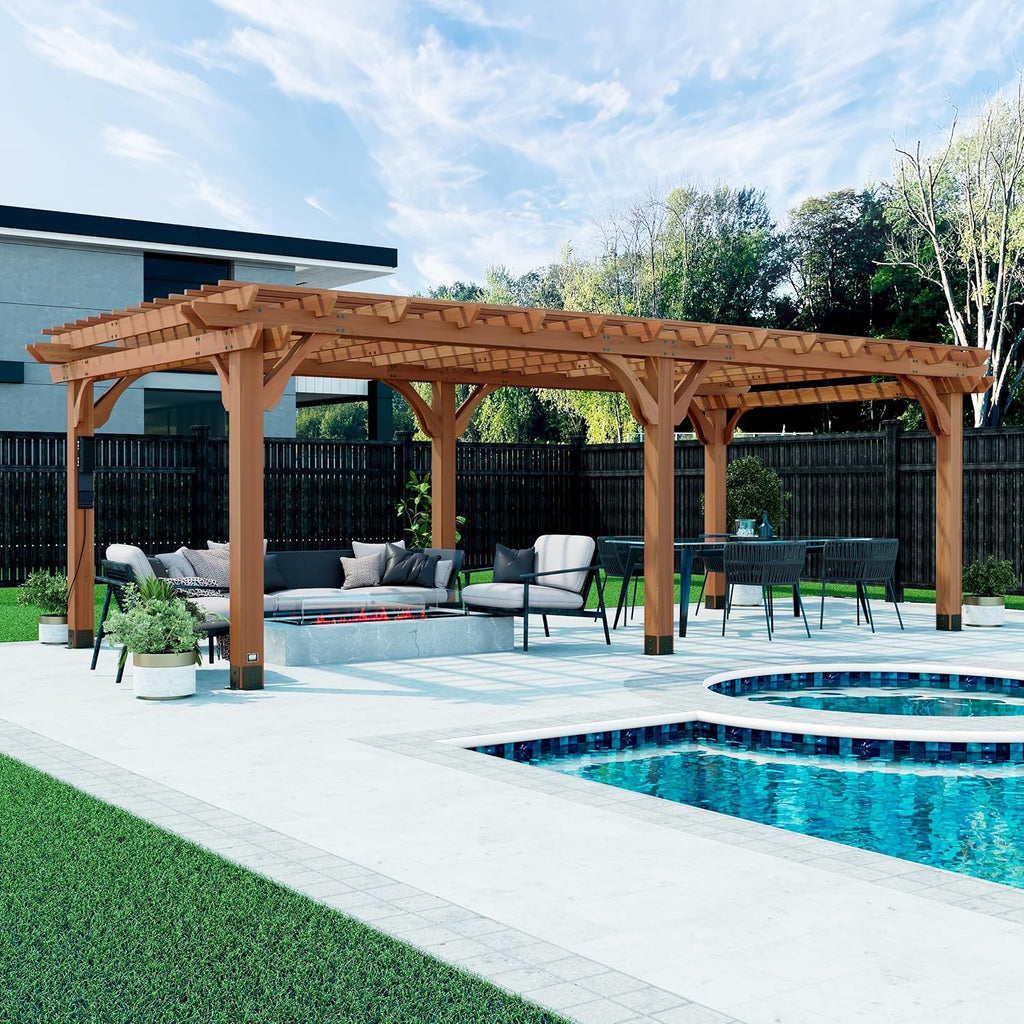 Backyard Discovery 24' x 12' Wood Gazebo
