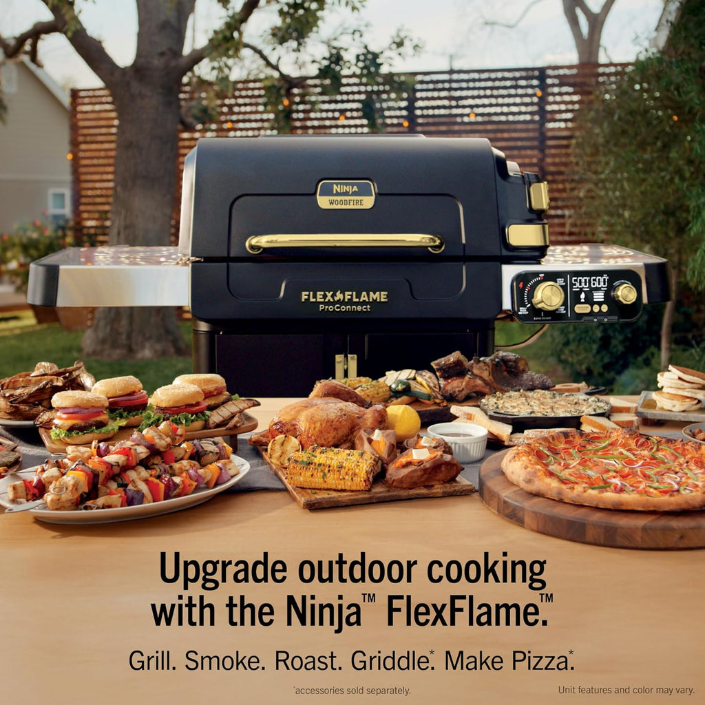 Ninja FlexFlame ProConnect Multi-Function Grill & Smoker