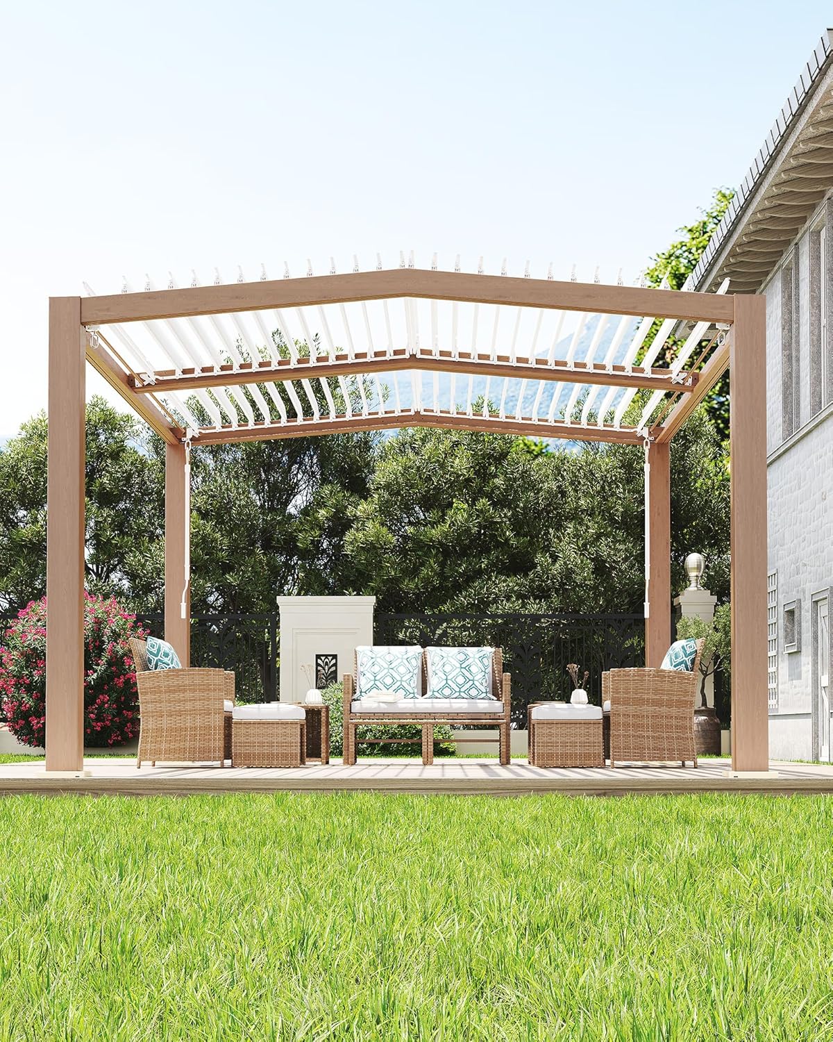 GarveeLife Louvered Pergola