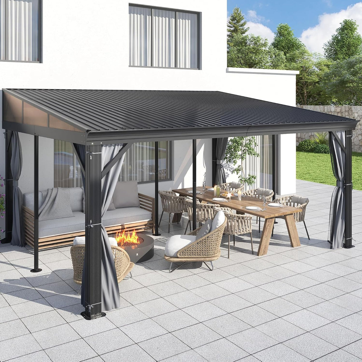 COVERONICS 12' x 14' Lean-to Gazebo